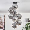 Gastor Ceiling Light - glass 15 cm Smoke-coloured, 8-light sources