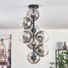 Gastor Ceiling Light - glass 15 cm clear, Smoke-coloured, 8-light sources