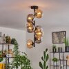 Gastor Ceiling Light - glass 15 cm Amber, clear, Smoke-coloured, 8-light sources