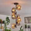 Gastor Ceiling Light - glass 15 cm Amber, clear, Smoke-coloured, 8-light sources