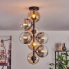 Gastor Ceiling Light - glass 15 cm Amber, clear, Smoke-coloured, 8-light sources
