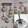 Gastor Ceiling Light - glass 15 cm Smoke-coloured, 5-light sources