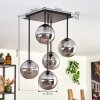 Gastor Ceiling Light - glass 15 cm Smoke-coloured, 5-light sources