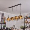 Ripoll Pendant Light - glass 30 cm gold, clear, 4-light sources