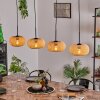 Ripoll Pendant Light - glass 25 cm Ecru, 4-light sources