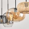 Ripoll Pendant Light - glass 25 cm, 20cm Amber, clear, Ecru, Smoke-coloured, black, 4-light sources