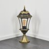 Etoe pedestal light brown, gold, black, 1-light source