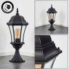Etoe pedestal light black, 1-light source