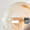 Gastor Ceiling Light - glass 15 cm Amber, clear, Smoke-coloured, 4-light sources