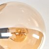 Gastor Ceiling Light - glass 15 cm Amber, Smoke-coloured, 4-light sources