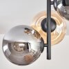Gastor Ceiling Light - glass 15 cm Amber, Smoke-coloured, 4-light sources