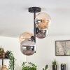 Gastor Ceiling Light - glass 15 cm Amber, Smoke-coloured, 4-light sources