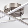 Tornio Ceiling Light LED matt nickel, 3-light sources