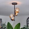 Chehalis Ceiling Light - glass 10 cm,12 cm Amber, Smoke-coloured, 4-light sources