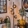 Gastor Floor Lamp - glass 15 cm clear, Smoke-coloured, 4-light sources