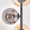 Gastor Floor Lamp - glass 15 cm Amber, Smoke-coloured, 4-light sources