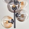 Gastor Ceiling Light - glass 15 cm Amber, clear, Smoke-coloured, 6-light sources