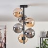 Gastor Ceiling Light - glass 15 cm Amber, Smoke-coloured, 6-light sources
