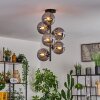Gastor Ceiling Light - glass 15 cm Smoke-coloured, 6-light sources