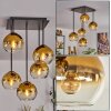 Koyoto Ceiling Light - glass 15 cm gold, clear, 5-light sources