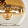 Koyoto Ceiling Light - glass 15 cm gold, clear, 5-light sources