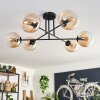 Koyoto Ceiling Light - glass 15 cm Amber, clear, 6-light sources