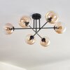 Koyoto Ceiling Light - glass 15 cm Amber, clear, 6-light sources