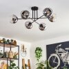 Koyoto Ceiling Light - glass 15 cm chrome, clear, 6-light sources