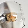 Koyoto Ceiling Light - glass 15 cm chrome, clear, 6-light sources