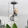 Chehalis Ceiling Light - glass 10 cm Amber, clear, Smoke-coloured, 4-light sources