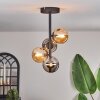 Chehalis Ceiling Light - glass 10 cm Amber, Smoke-coloured, 4-light sources