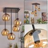 Koyoto Ceiling Light - glass 15 cm Amber, 5-light sources