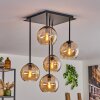 Koyoto Ceiling Light - glass 15 cm Amber, 5-light sources