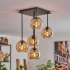 Koyoto Ceiling Light - glass 15 cm Amber, 5-light sources