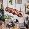 Ripoll Pendant Light - glass 25 cm coppery, 4-light sources