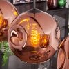 Ripoll Pendant Light - glass 25 cm coppery, 4-light sources