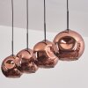 Ripoll Pendant Light - glass 25 cm coppery, 4-light sources