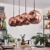 Ripoll Pendant Light - glass 30 cm coppery, 4-light sources