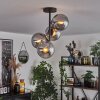 Gastor Ceiling Light - glass 15 cm Smoke-coloured, 4-light sources