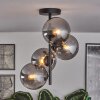 Gastor Ceiling Light - glass 15 cm Smoke-coloured, 4-light sources
