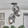 Gastor Ceiling Light - glass 15 cm clear, Smoke-coloured, 4-light sources