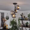 Gastor Ceiling Light - glass 15 cm clear, Smoke-coloured, 4-light sources