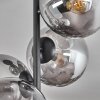 Gastor Ceiling Light - glass 15 cm clear, Smoke-coloured, 4-light sources