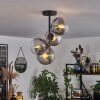Gastor Ceiling Light - glass 15 cm clear, Smoke-coloured, 4-light sources