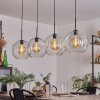 Ripoll Pendant Light - glass 30 cm clear, 4-light sources