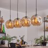 Ripoll Pendant Light - glass 30 cm Amber, 4-light sources