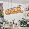 Ripoll Pendant Light - glass 30 cm Amber, 4-light sources