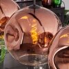 Ripoll Pendant Light - glass 30 cm clear, coppery, 4-light sources