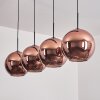 Koyoto Pendant Light - glass 30 cm coppery, 4-light sources