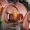 Koyoto Pendant Light - glass 30 cm clear, coppery, 4-light sources